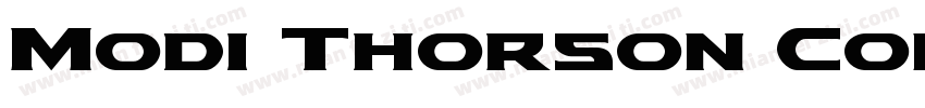 Modi Thorson Condens字体转换